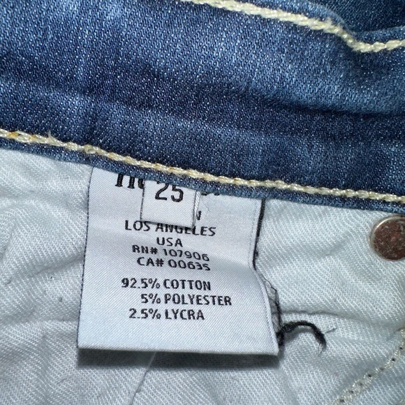 Hudson Krista Distressed Skinny Jeans Size 25 - Picture 5 of 6